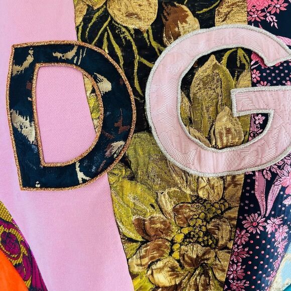 Dolce & Gabbana Quilted Embroidered Logo Iconic Sweatshirt Sweater 36 - Picture 5 of 12